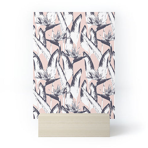 Marta Barragan Camarasa Botanical bird of paradise Mini Art Print