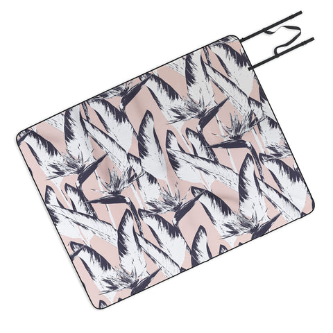 Marta Barragan Camarasa Botanical bird of paradise Picnic Blanket