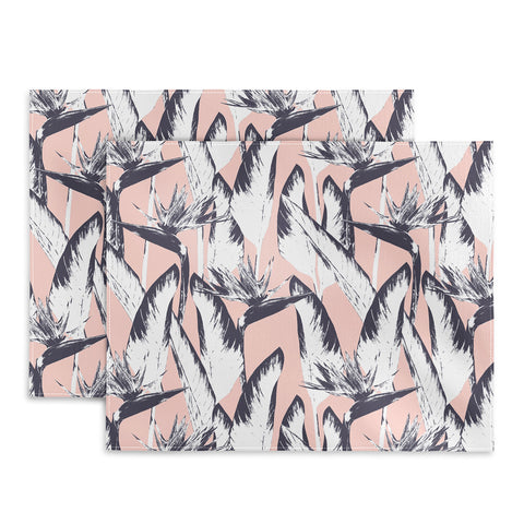 Marta Barragan Camarasa Botanical bird of paradise Placemat
