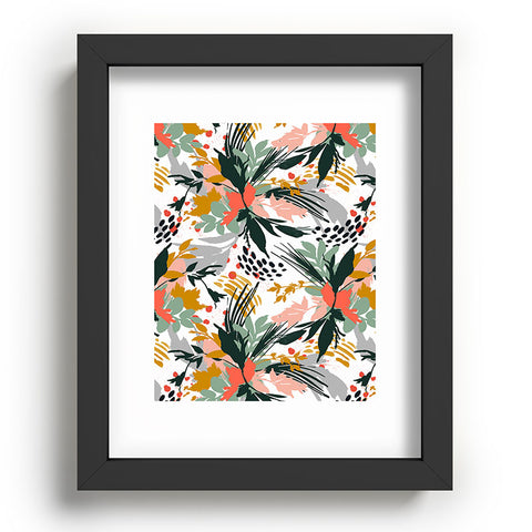 Marta Barragan Camarasa Botanical brush strokes I Recessed Framing Rectangle