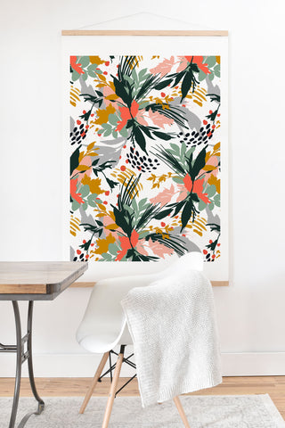 Marta Barragan Camarasa Botanical brush strokes I Art Print And Hanger