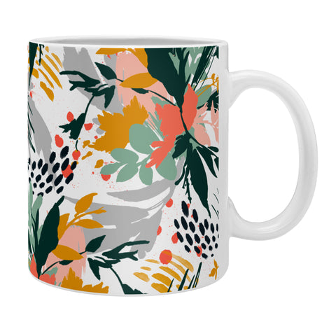 Marta Barragan Camarasa Botanical brush strokes I Coffee Mug