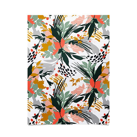 Marta Barragan Camarasa Botanical brush strokes I Poster