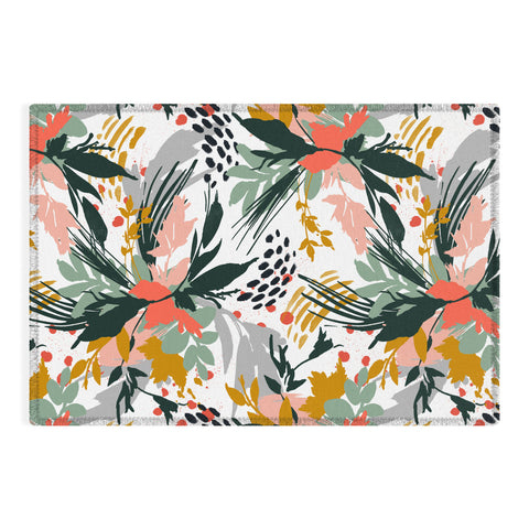 Marta Barragan Camarasa Botanical brush strokes I Outdoor Rug