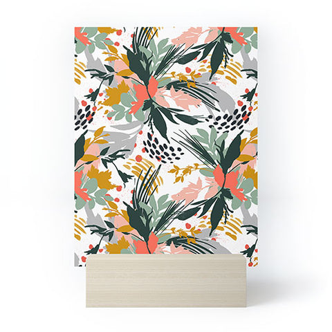Marta Barragan Camarasa Botanical brush strokes I Mini Art Print