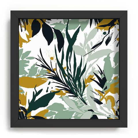 Marta Barragan Camarasa Botanical brushstrokes Recessed Framing Square