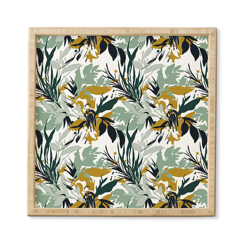 Marta Barragan Camarasa Botanical brushstrokes Framed Wall Art