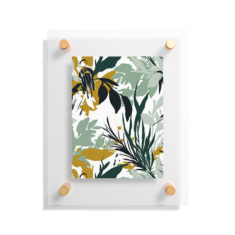 Marta Barragan Camarasa Botanical brushstrokes Floating Acrylic Print