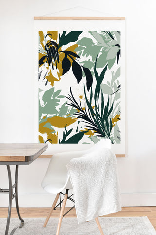 Marta Barragan Camarasa Botanical brushstrokes Art Print And Hanger