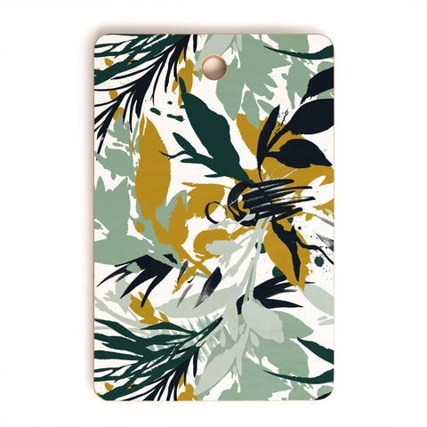 Marta Barragan Camarasa Botanical brushstrokes Cutting Board Rectangle
