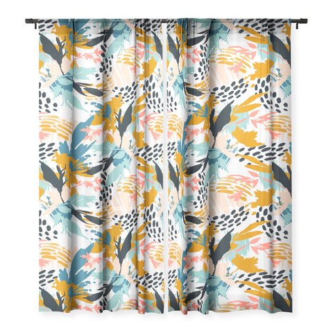 Marta Barragan Camarasa Botanical brushstrokes I Sheer Non Repeat