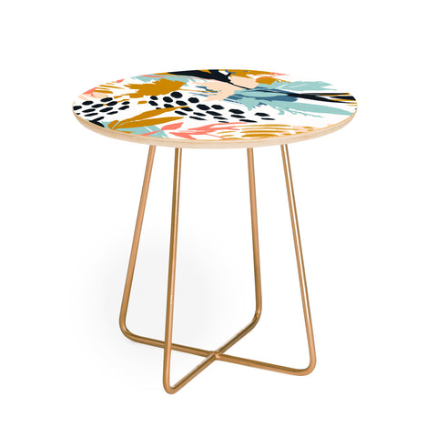 Marta Barragan Camarasa Botanical brushstrokes I Round Side Table