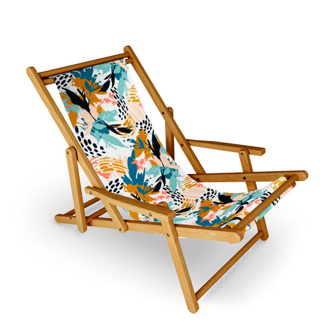Marta Barragan Camarasa Botanical brushstrokes I Sling Chair