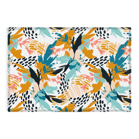 Marta Barragan Camarasa Botanical brushstrokes I Outdoor Rug