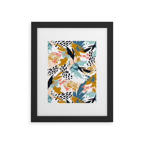 Marta Barragan Camarasa Botanical brushstrokes I Framed Art Print