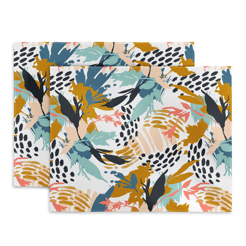 Marta Barragan Camarasa Botanical brushstrokes I Placemat