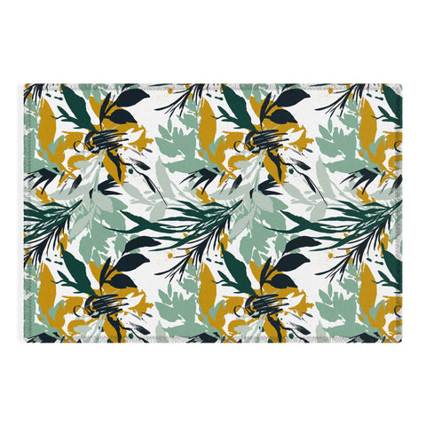 Marta Barragan Camarasa Botanical brushstrokes Outdoor Rug