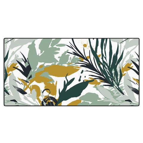 Marta Barragan Camarasa Botanical brushstrokes Desk Mat