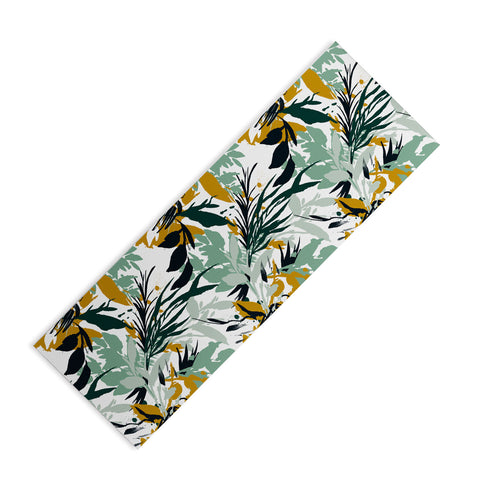 Marta Barragan Camarasa Botanical brushstrokes Yoga Mat