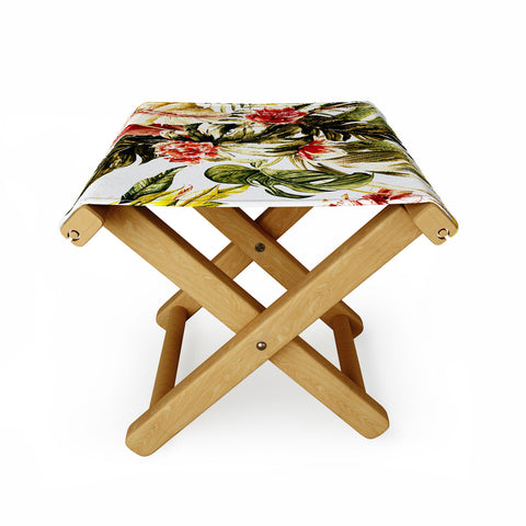 Marta Barragan Camarasa Botanical jungle bouquets I Folding Stool