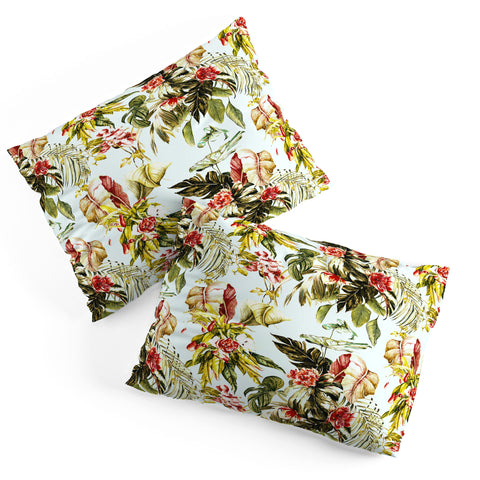 Marta Barragan Camarasa Botanical jungle bouquets I Pillow Shams