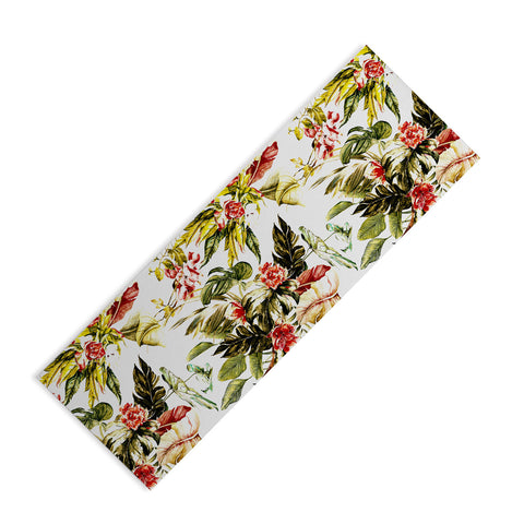 Marta Barragan Camarasa Botanical jungle bouquets I Yoga Mat