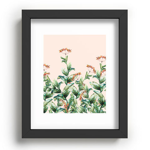 Marta Barragan Camarasa Botanical pink Recessed Framing Rectangle