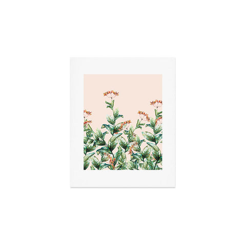 Marta Barragan Camarasa Botanical pink Art Print