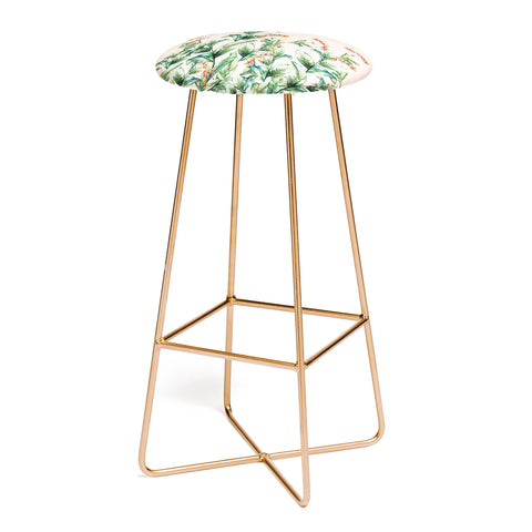 Marta Barragan Camarasa Botanical pink Bar Stool