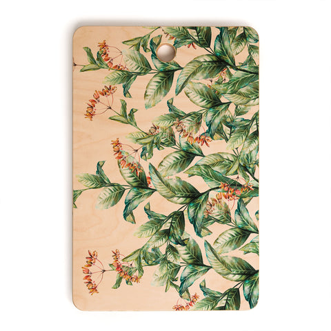 Marta Barragan Camarasa Botanical pink Cutting Board Rectangle