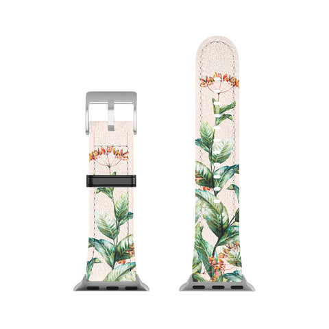 Marta Barragan Camarasa Botanical pink Apple Watch Band