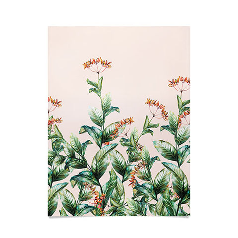 Marta Barragan Camarasa Botanical pink Poster