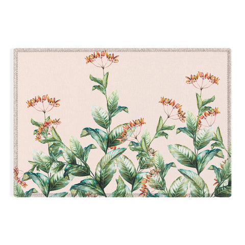 Marta Barragan Camarasa Botanical pink Outdoor Rug