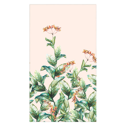 Marta Barragan Camarasa Botanical pink Tablecloth