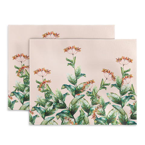 Marta Barragan Camarasa Botanical pink Placemat