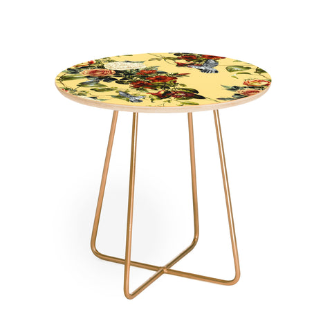 Marta Barragan Camarasa Bouquets and hummingbirds 01 Round Side Table