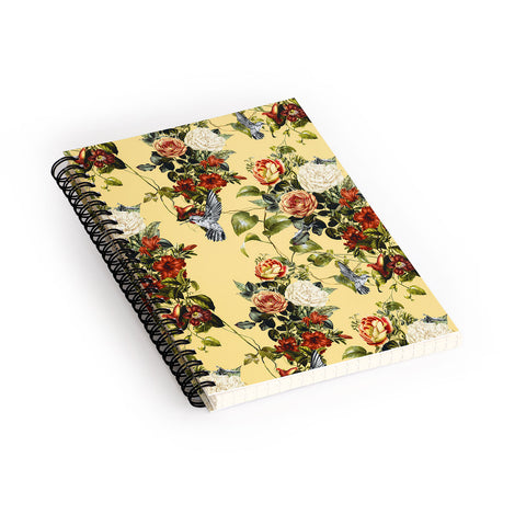 Marta Barragan Camarasa Bouquets and hummingbirds 01 Spiral Notebook