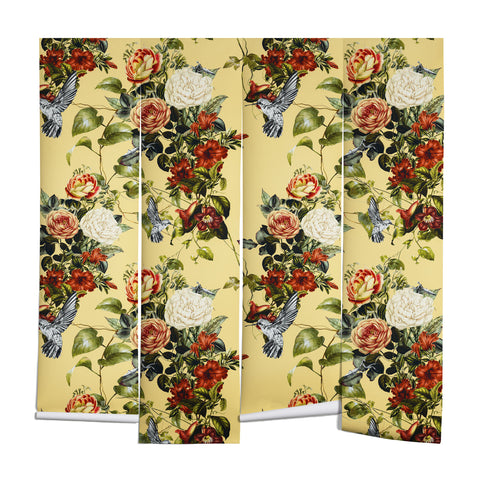 Marta Barragan Camarasa Bouquets and hummingbirds 01 Wall Mural