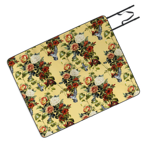 Marta Barragan Camarasa Bouquets and hummingbirds 01 Picnic Blanket