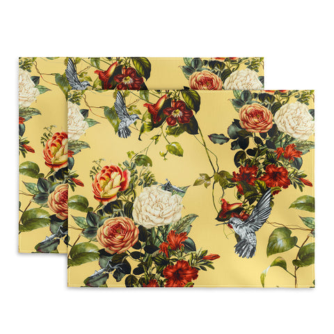Marta Barragan Camarasa Bouquets and hummingbirds 01 Placemat