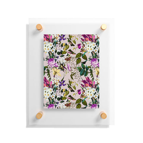 Marta Barragan Camarasa Bouquets and hummingbirds Floating Acrylic Print