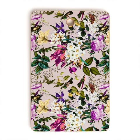 Marta Barragan Camarasa Bouquets and hummingbirds Cutting Board Rectangle