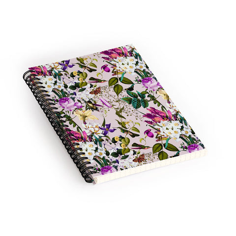 Marta Barragan Camarasa Bouquets and hummingbirds Spiral Notebook