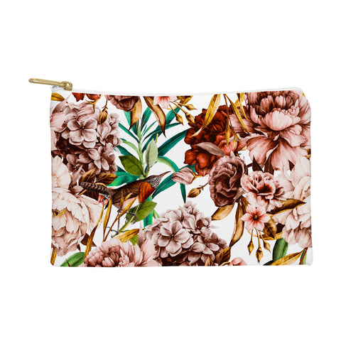 Marta Barragan Camarasa Bouquets pink vintage flowers Pouch