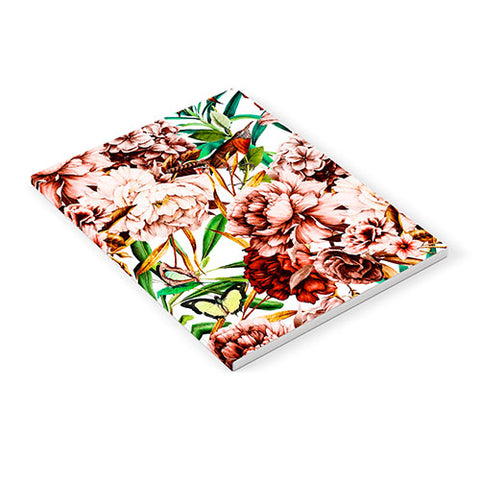 Marta Barragan Camarasa Bouquets pink vintage flowers Notebook