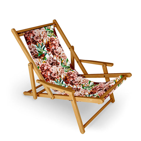 Marta Barragan Camarasa Bouquets pink vintage flowers Sling Chair