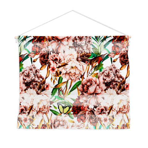 Marta Barragan Camarasa Bouquets pink vintage flowers Wall Hanging Landscape