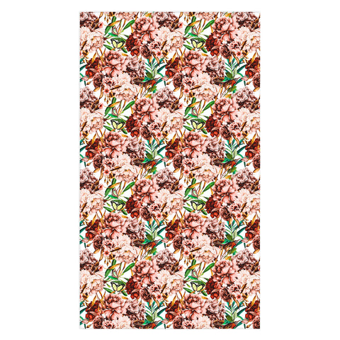 Marta Barragan Camarasa Bouquets pink vintage flowers Tablecloth