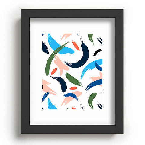 Marta Barragan Camarasa Brushstrokes 019 Recessed Framing Rectangle