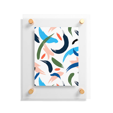 Marta Barragan Camarasa Brushstrokes 019 Floating Acrylic Print